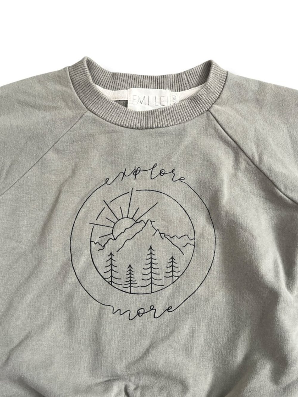 Emi Lei Explore More Forest Mountain Everyday Boho Sweatshirt Size 12-18M